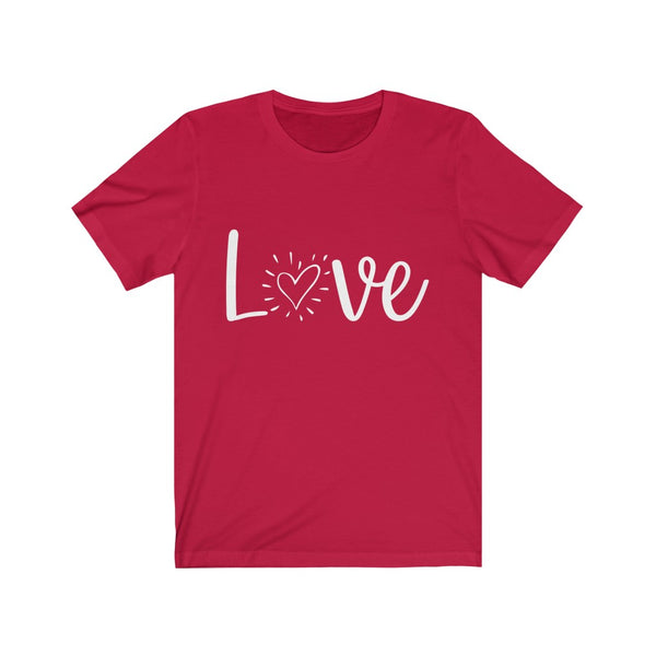 Love T-Shirt for Valentine's Day, Unisex Jersey Short Sleeve Tee