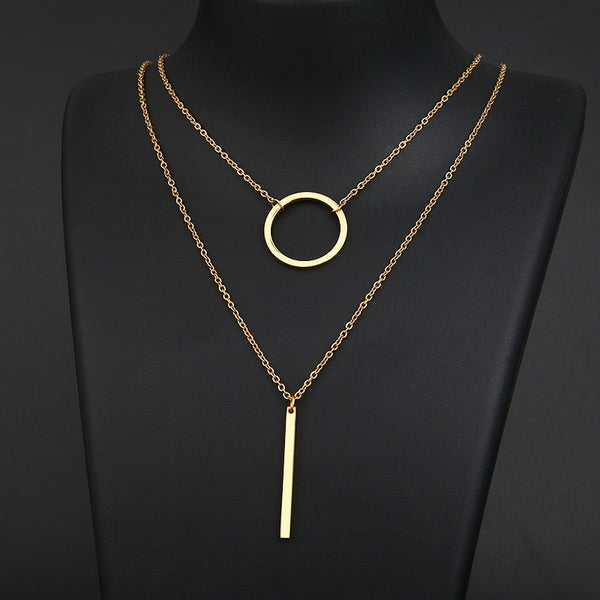 Beautiful Multi-Hoop Necklace