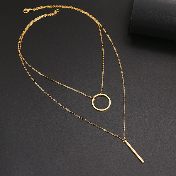 Beautiful Multi-Hoop Necklace