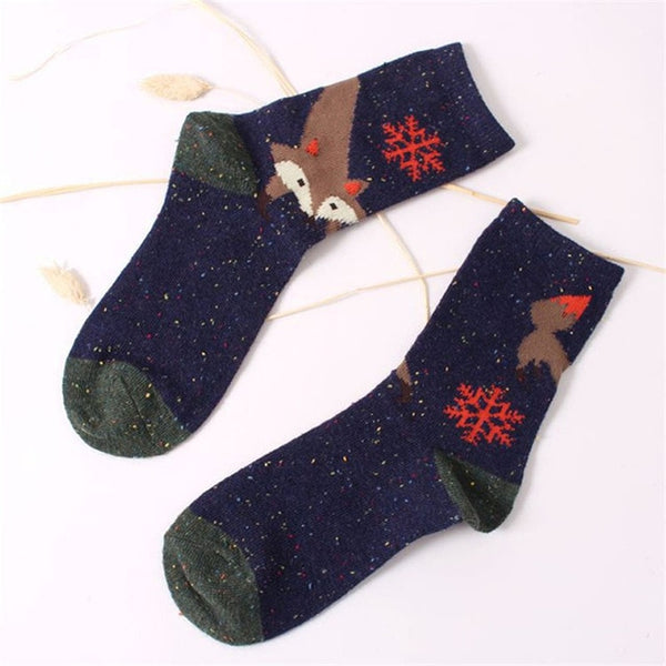 One Pair Cute Animal Socks for Girls or Women