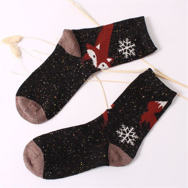 One Pair Cute Animal Socks for Girls or Women